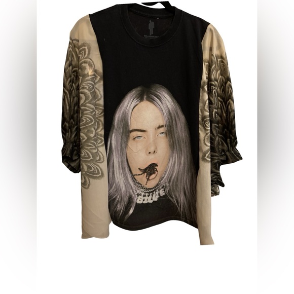 Handmade Tops - Billie Eilish Boho Rocktop